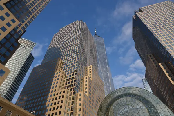 Brookfield Place towers in Lower Manhattan, where Jane Street is headquartered