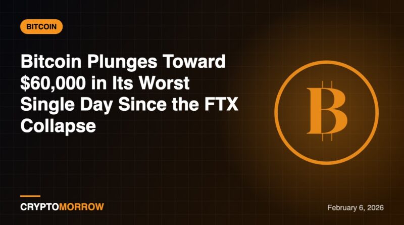 Bitcoin Plunges Toward $60,000 in Its Worst Single Day Since the FTX Collapse