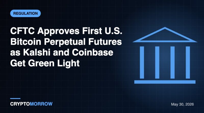 CFTC Approves First U.S. Bitcoin Perpetual Futures as Kalshi and Coinbase Get Green Light