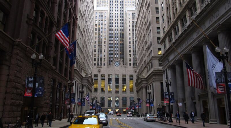 Chicago Board of Trade Building, owned by CME Group, on LaSalle Street